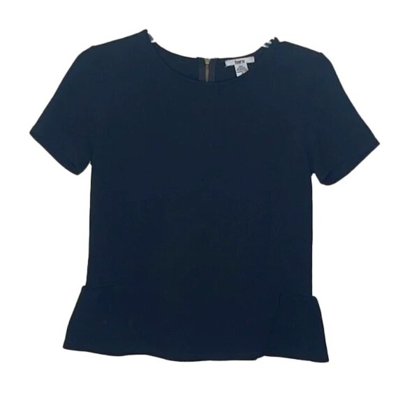 ❤️ 🆕 BAR III black blouse Size Small - Picture 1 of 6